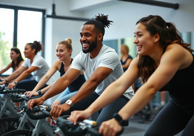 Energetic group classes at Playdaxa